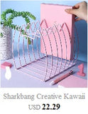 Sharkbang 2pcs/Pair Walnut Solid Wood Book Holder Shelf Desk Books Storage Organizer Bookends School Stationery Supplies