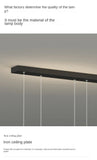 Restaurant Pendant Lights, Modern and Minimalist Bar Lighting Fixtures Long Table Lights Creative Restaurant