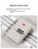 Large Capacity Suitcase 28" 32" Thickened Luggage USB Phone Stand Aluminum Frame Password Trolley Case Travel Wheeled Suitcases