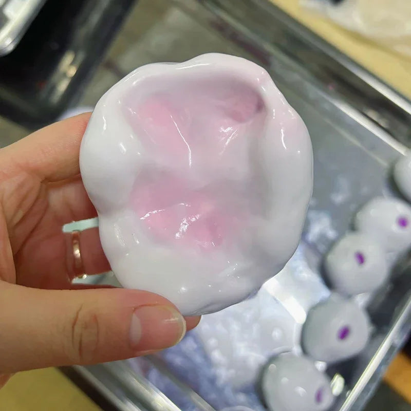 Squishy Balls Ice Beads Stress Relief Toy Super Soft Mochi Fidget Toy with Slow Rebound Texture for Adult Anxiety Relaxation