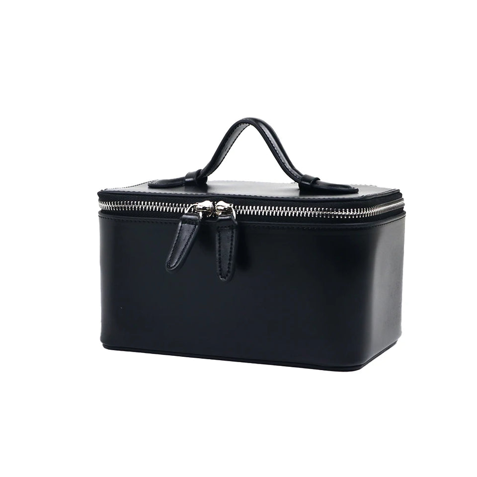 Free Personalized Patent PU leather Women's Mosmetic Bag Waterproof toiletry bag lady handbag Travel Portable Makeup Bag