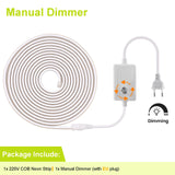 Dimmable COB LED Strip Light 220V Ra90 Waterproof 288LEDs/m Smart LED Neon Strips Flexible Ribbon Remote/Bluetooth/Wifi Control