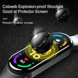 3Pcs 9D Protective Film For Xiaomi Mi Band 10 9 Full Cover Screen Protector on Mi Band 8 Miband 7 6 5 4 Mi Band Films Not Glass