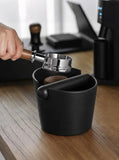 Coffee Knock Box Espresso Grounds ContainerDump Bin Bucket Anti Slip Powder BeveledResidue Barista Accessories Maker Tools