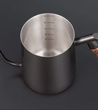 Stainless Steel Coffee Gooseneck Kettle 600ML Pour Over Coffee Pot with Precision Spout for Hand Brewing