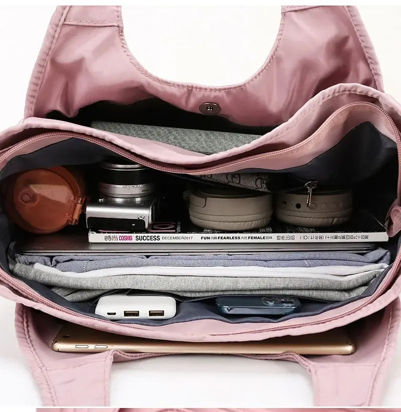 Large Capacity Folding Travel Bag Waterproof lightweight  Luggage Tote Handbag Travel Gym Yoga Storage Shoulder Bag For WomenMen