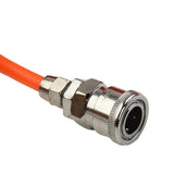Heavy-Duty Pneumatic Straight Pipe Air Compressor Hose with Quick Connector – Ideal for Tools, Garden Gear & More