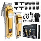 Sejoy Professional Combo Kits Hair Clipper Electric Hair Trimmer Set For Men Rechargeable Cordless Haircut Machine for Barber