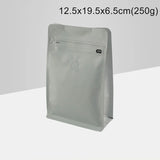 StoBag 20pcs 250g Color Matte Coffee Beans Bag Packaging with Valve Aluminum Sealed for Powder Nuts Storage Reusable Pouches