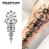 Ancient symbols Temporary Tattoo,Lasts To 15 Days New Technology Magic Waterproof Semi Permanent Sticker.