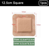 1Pcs Silicone Foam Dressing with Border Adhesive Sterilized Waterproof Wound Dressing Plaster Bandage Home Travel First Aid Kit