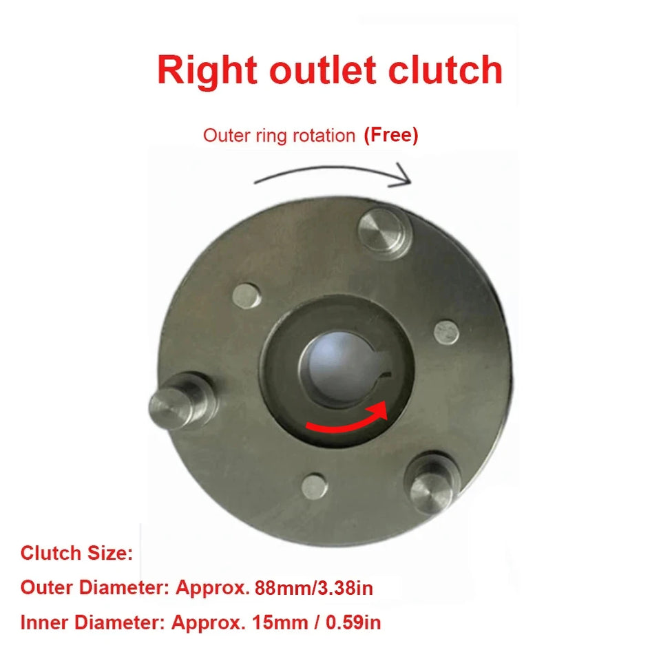 EBike Motor Gear Clutch Kit 36T Nylon Gear With Bearing 88mm Clutch For Bafang 500W Motor Bicycle Modification Accessories