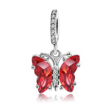 Red Series 925 Sterling Silver Koi Firecracker Dragon Heart Mushroom Coffee Machine Charm Fit DIY Bracelet Necklace Niche Gifts