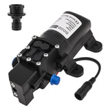Electric Pressure Washer Pump 100W 160PSI 12V DC Water Transfer Pump Diaphragm Self Priming Sprayer Water Pump for Home / Garden