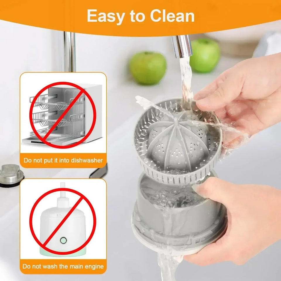 Portable Electric Juicer USB Charging Orange Lemon Fruit Blender Mini Household Juice Squeezer Mixer Citrus Juicer for Travel