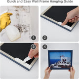 Dual Lock Picture Hanging Strips Heavy Duty picture Hangers for Walls Damage Free Removal Wall Picture Hangers Without Nails