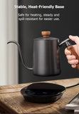 Stainless Steel Coffee Gooseneck Kettle 600ML Pour Over Coffee Pot with Precision Spout for Hand Brewing