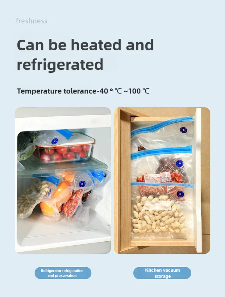 Electric Air Pump for Vacuum Bags Portable USB Mini Vacuum Sealer Rechargeable Food Vacuum Packaging Sealing Machine for Home