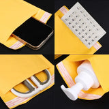 Self-Seal Packaging Bags Kraft Paper Bubble Envelopes Bag Waterproof Mailers Bag Shipping Envelope Pouch Gift Storage Organizer