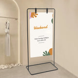 Wedding Sign Holder 175x80cm,Adjustable Display Stand for Wedding Sign Rectangular  Display Stand Wedding arch stand