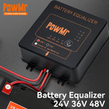 PowMr 24V 48V Battery Equalizer Voltage Balancer for Lead Acid, Lithium Batterries Series-Parallel Connected Charge Controller