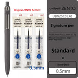 Uni-ball ZENTO Click Gel Pen,0.38/0.5/0.7mm Various Colors Water-based pen With Ergonomic Grip Smooth Writing for School&Office