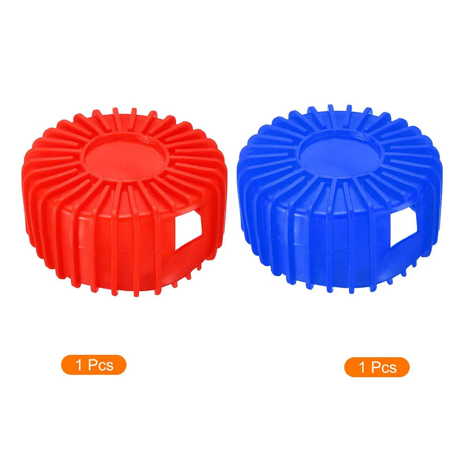 2pcs 70mm Manifold Gauge Protective Boot Covers For Gauges Red Blue Electrical Appliances And Testing Equipment Accessories