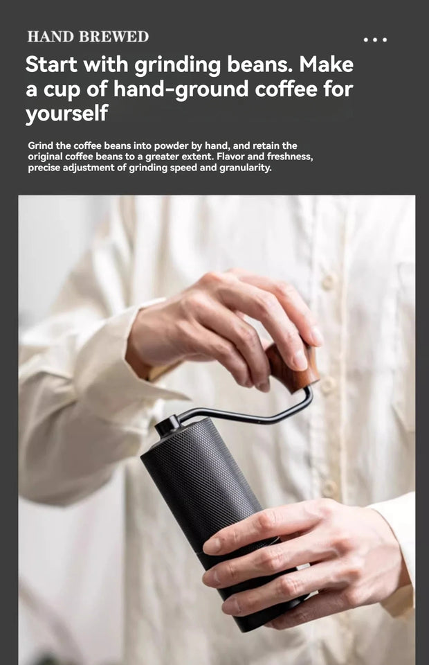 Coffee Grinder Manual 7 /5 Core Bean Coffee Grinder Espresso Portable External Adjustable Household Turkish Coffee Grinder