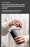 Coffee Grinder Manual 7 /5 Core Bean Coffee Grinder Espresso Portable External Adjustable Household Turkish Coffee Grinder
