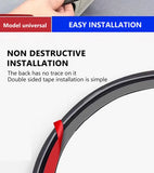 SEAMETAL Car Fuel Cap Seal Strip Waterproof Dust-Protection Gas Cap Rubber Sealing Gap Filler Self Adhesive Weather Stripping