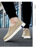 Men's Spring New Knitted Breathable Single Shoes, Dad's Shoes, Men's Casual Shoes, Comfortable Men's Shoes  sneakers