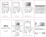 Portable MP4 FM card insertion Bluetooth player MP3 USB Charger Player FM Radio Recorder Lossless Sports Hifi Music Player