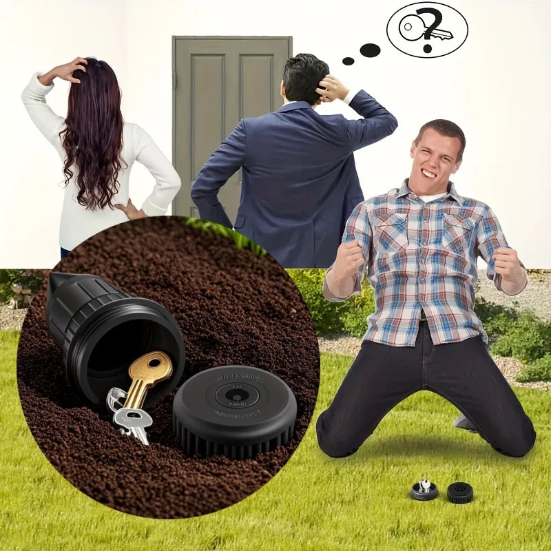 1pc Sprinkler Key Hiding Device - Realistic key hiding device, key anti-theft storage device