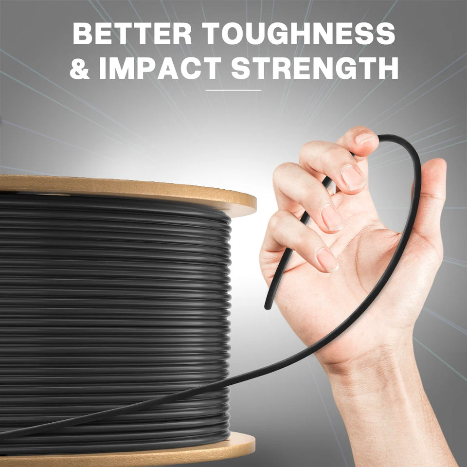 ELEGOO RAPID PLA+ Filament 1.75mm, 3D Printer Filament, Support 30-600mm/s Printing Speed, Compatible with Most FDM 3D Printers
