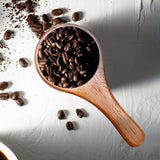 Wooden Coffee Scoop 42ml Measuring Spoon Multipurpose Kitchen Tool Utensil For Sugar Tea Flour Bean Protein Powder Cafe Supplies