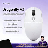 VXE Dragonfly V3 Series Wireless Gaming Mouse Rechargeable Lightweight Mice ATK VXE V3 PRO PAW3395SE Custom Esport Mouse for FPS