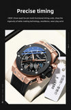 CHENXI Top Brand Luxury Watches for Mens Creative Fashion Luminous Dial with Chronograph Clock Male Casual Wristwatches