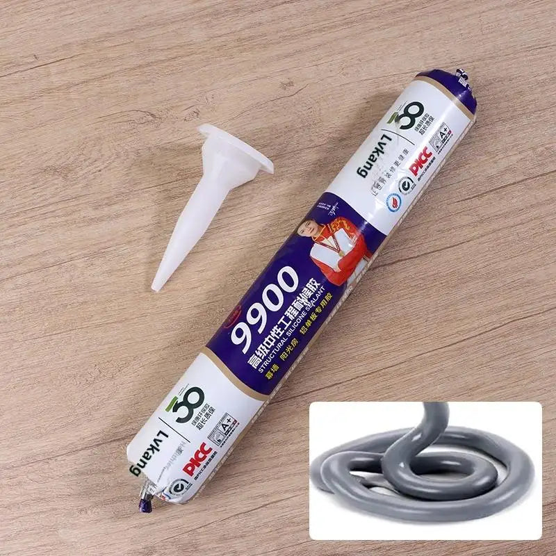 Silicone Adhesive Waterproof Sealant Door And Window Edge Sealing Glass Adhesive Weatherproof Fast-drying Transparent