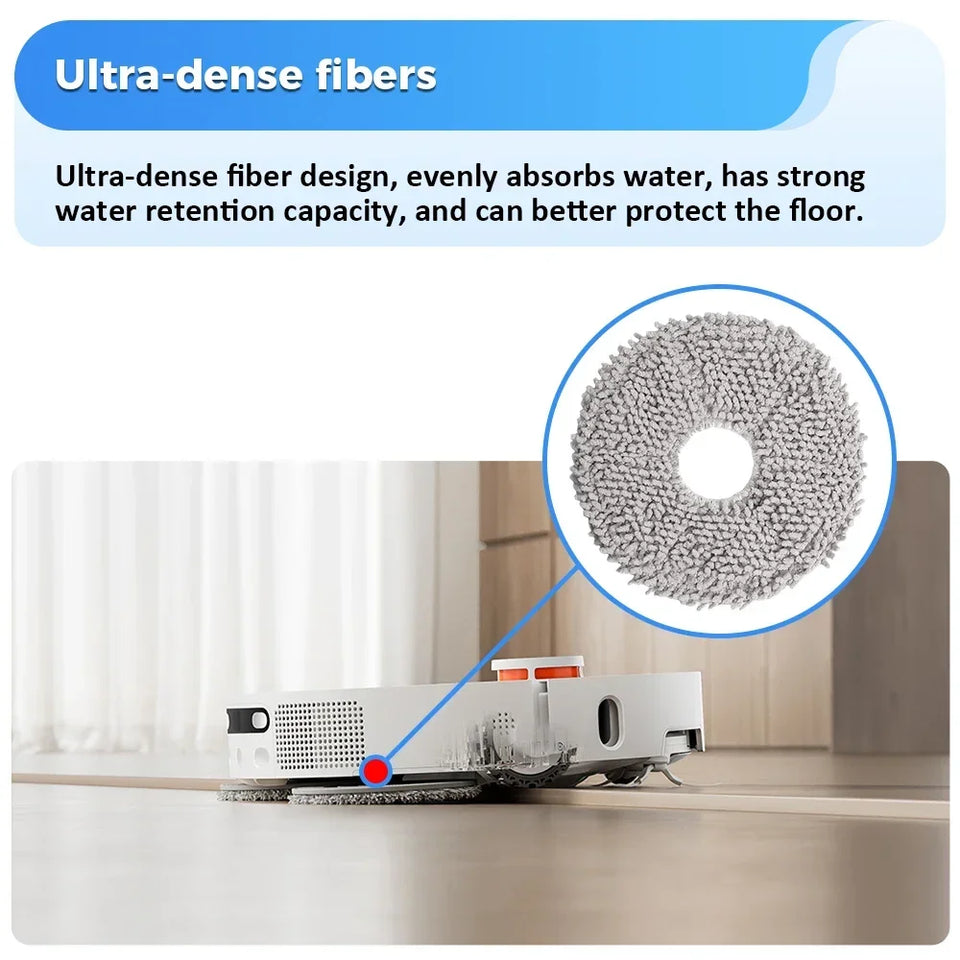 For Xiaomi Robot Vacuum X20+/X10+ /X20 Plus/X10 Plus Parts Mop Cloth Dust Bag Roller Side Brush Hepa Filter Part Accessories