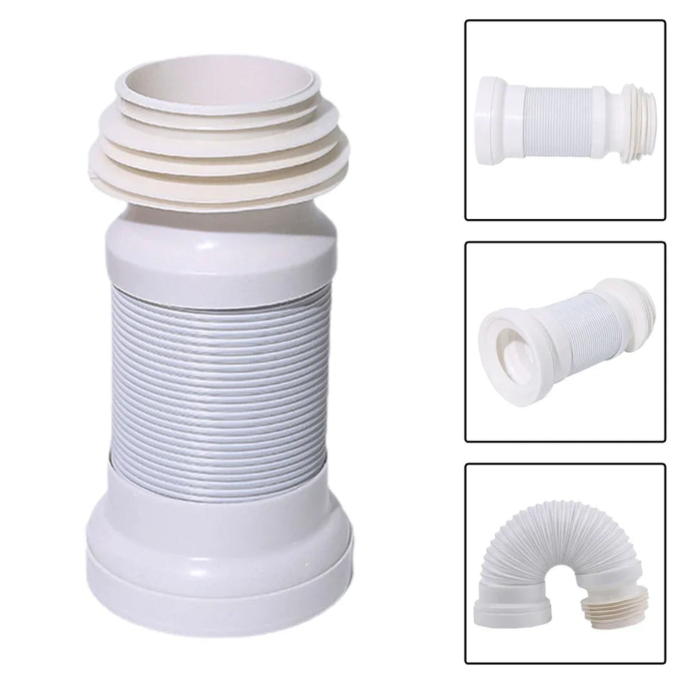 Home Fixtures WC Pan Connector Home Flexible Home Plumbing Toilet Waste WC Pan Connector 250mm-500mm Extendable