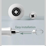3 In 1 Wireless Rechargeable Electric Milk Frother Foam Maker Handheld Foamer High Speeds Drink Mixer Coffee Frothing Wand