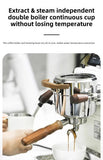 Coffee Maker Data-s,Water Tank Version 220V 50-60Hz, Italian Semi-automatic, 9Bar Dual Boiler,Pressure Swing Extraction,No paid