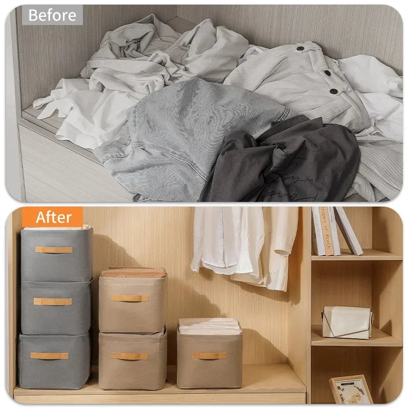 Collapsible Closet Organizer 10PCS Drawer Storage Bins for Clothing Pants and Toy Storage Home Bedroom Use