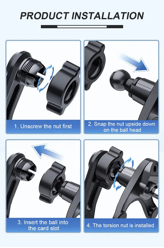 SEAMETAL Gravity Car Phone Holder Auto Air Vent Clip Cellphone Bracket Universal Car Air Vent Mobile Phone Stand For Navigation