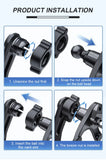 SEAMETAL Gravity Car Phone Holder Auto Air Vent Clip Cellphone Bracket Universal Car Air Vent Mobile Phone Stand For Navigation