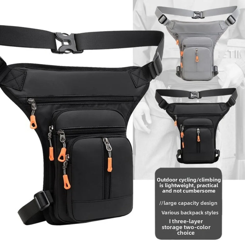 Waterproof Drop Leg Bag Waist Bags Men Shoulder Bags Thigh Waist Fanny Pack Pouch Outdoor Hiking Ride Motorcycle Leg Bag