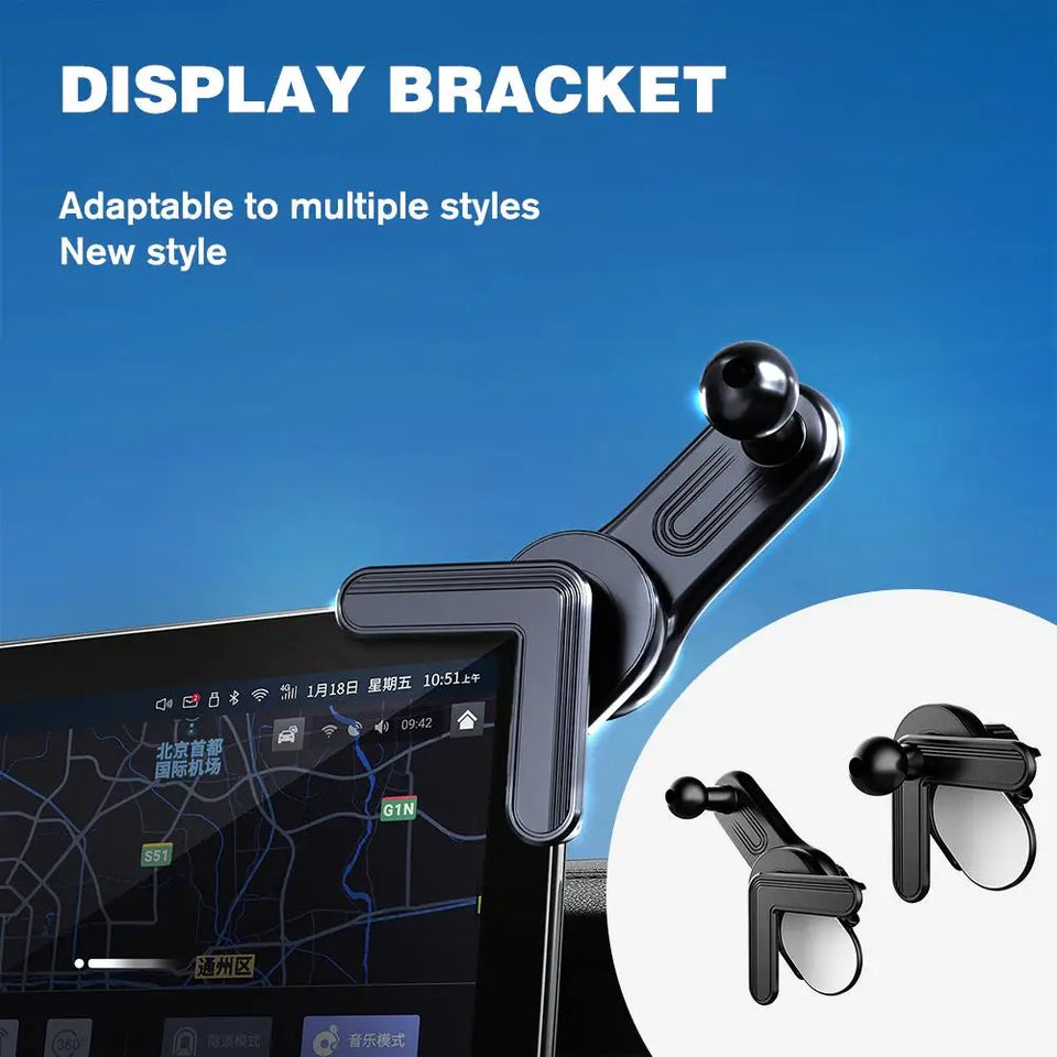 Mobile Phone Holder Base for Car Display Screen Universal 17mm Ball Head GPS Bracket Sticker Base for Tesla Model 3/Y/S/X