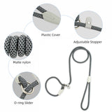 Classic Durable Dog Leashes Medium large Dog Solid Lead Rope Fashion Black Mesh Dog leash Outdoor Walking Training New Arrivals