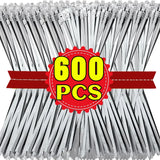 Metal Cable Ties Stainless Steel Self Locking Fastening Rings Heavy Duty Cables Tie Strap Exhaust Wrap Organizer For Home Office