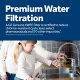 Replacement Water Filter for GE XWFE Refrigerator Compatible NSF ANSI 42 Certified Water Filter No Chip Technology Pack of 3